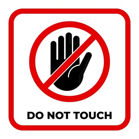 Please Do Not Touch Sign Printable - Templates Online