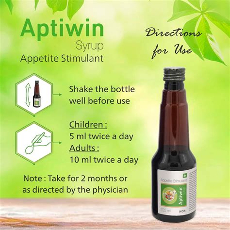 Buy APTIWIN SYRUP 225 ML | FOR BOOSTING HEALTHY APPETITE | PROMOTES ...