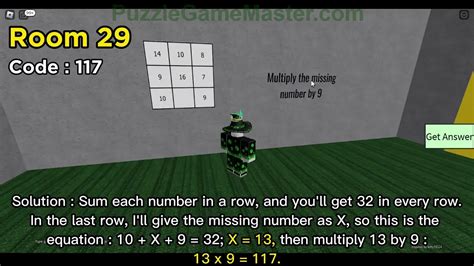 Puzzle Doors Level 29 Roblox Answer [With Explanations] » Puzzle Game ...