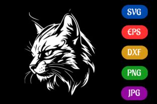 Wildcat | Black and White Logo Vector Graphic by Creative Oasis ...