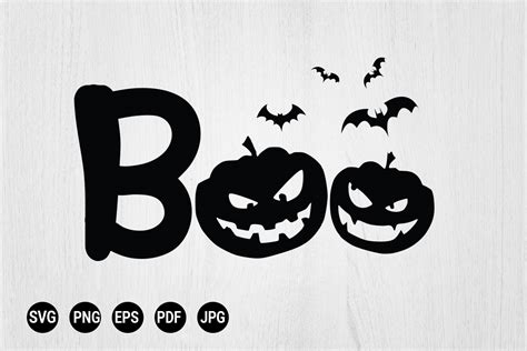 Boo Halloween Graphic by 99SiamVector · Creative Fabrica