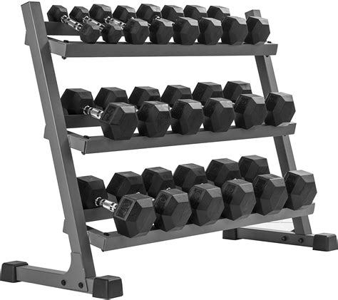 XMark Premium 550 Pound Hex Dumbbell Weight Set