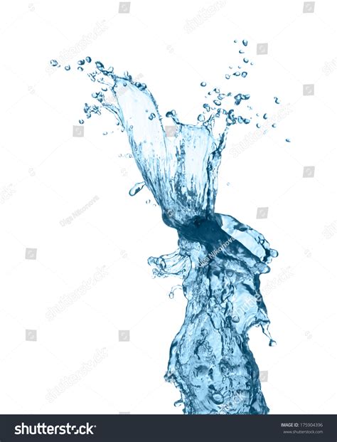 Water Splash Isolated White Stock Photo 175904396 | Shutterstock