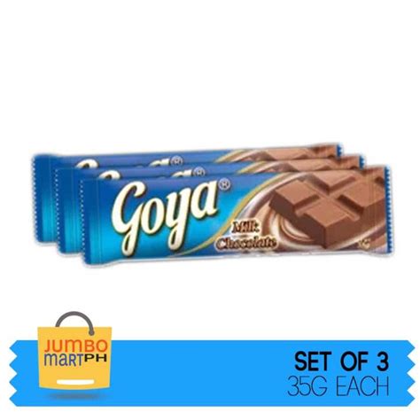 GOYA MILK CHOCOLATE 35G / PACK OF 3 | Lazada PH