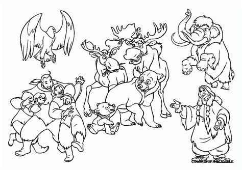 Brother Bear: Coloring Pages & Books - 100% FREE and printable!