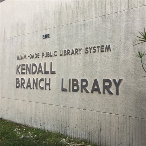 Kendall Branch Library - Miami-Dade Public Library System - Library in ...