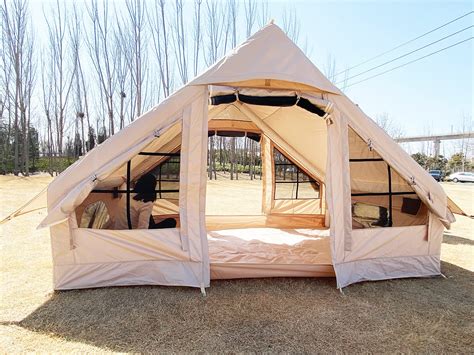 Buy Baralir Inflatable Glamping Tent with Pump, 4-5 Person Inflatable ...