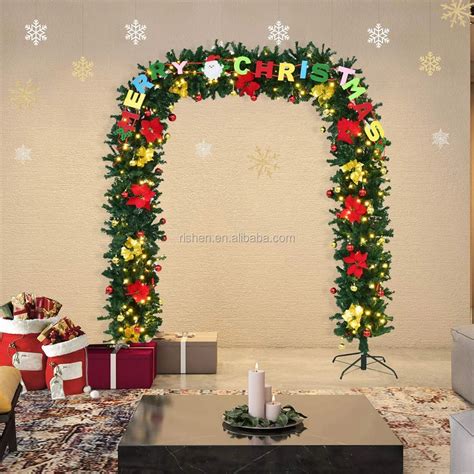 2m Christmas Arch Garland Outdoor Christmas Arches Christmas Light Led ...