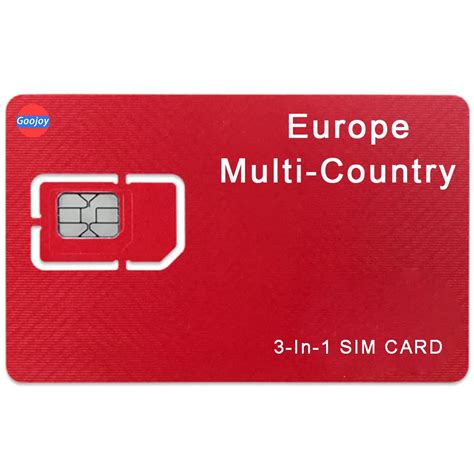 Eu Data Sim Card Recharge By Day,europe Multi-country Phone Card ...