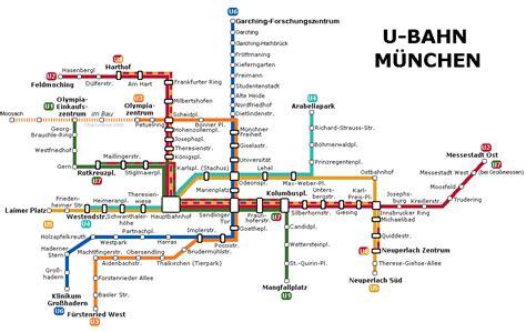 Munich Metro Map - Free Printable Maps