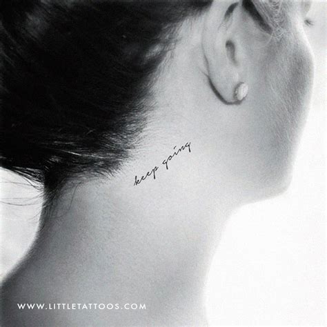 Keep Going Temporary Tattoo - Set of 3 – Little Tattoos