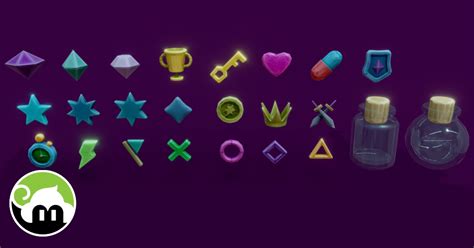 3D Mesh Icons Pack | 3D Tools | Unity Asset Store