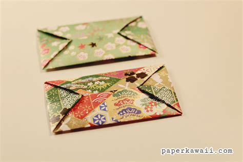 Easy Origami Envelope Photo Tutorial Paper Kawaii Origami Envelope ...