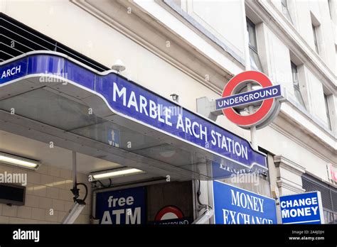 Marble arch tube station, London, England Stock Photo - Alamy