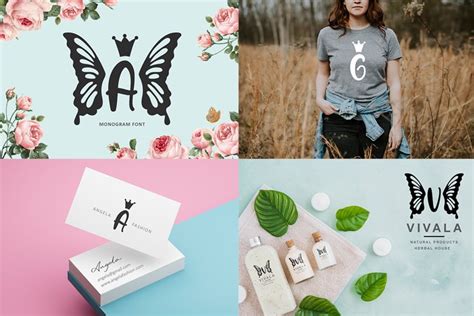 Monogram Bundle - FIVE Styles Including a Split Monogram! - Free Font ...