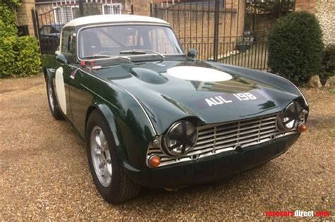 Racecarsdirect.com - 1964 Triumph TR4 Race Car in British Racing Green