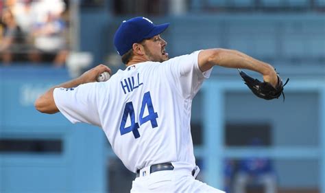 Dodgers' Rich Hill plans to return from knee injury next week - Los ...