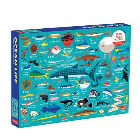 Ocean Life Puzzle (1000pc) – Mongrel