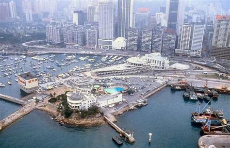 1986 - helicopter view of Yacht Club