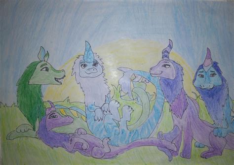 Sisu and her siblings by AmbaTheDragon on DeviantArt