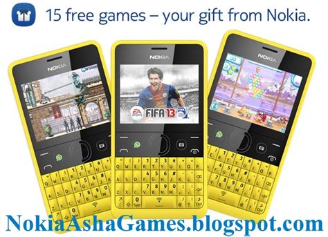 Download 15 free EA games on Nokia Asha 210 - Nokia Asha Games