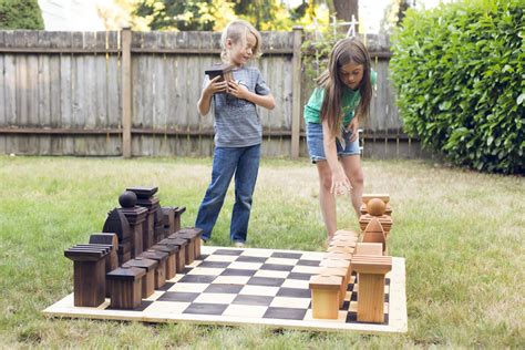 Diy Outdoor Chess Pieces - Do It Yourself