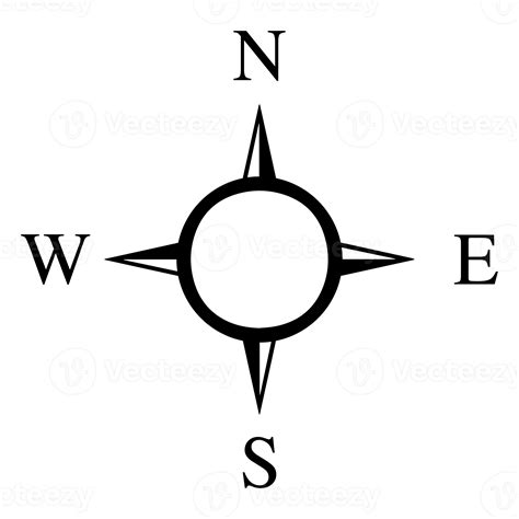 cardinal directions symbol for icon design 11639585 PNG