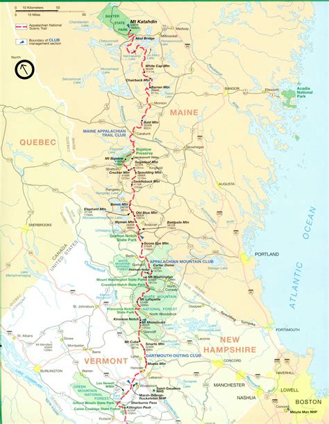 The Appalachian Trail Map - Retha Charmane