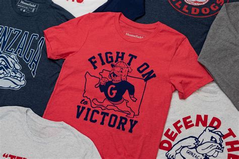 Vintage Gonzaga Bulldogs Apparel: Shirts and Sweatshirts | Homefield