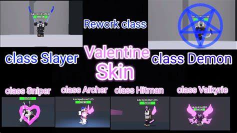 Rework class & Valentine Skin roblox Critical Strike - YouTube