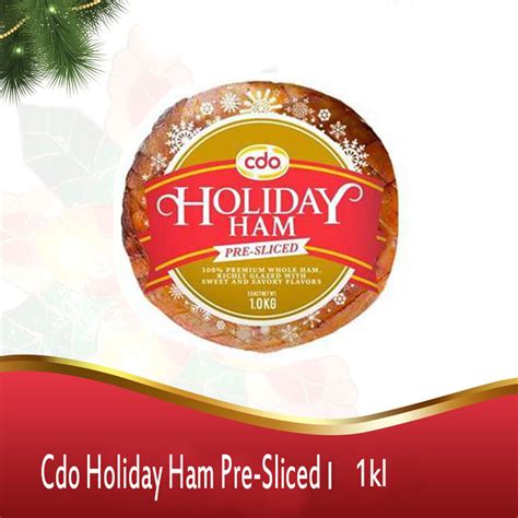 Cdo Holiday Ham 1kg Pre-Sliced – Citimart