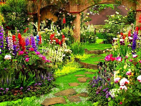 Jardin fleuri