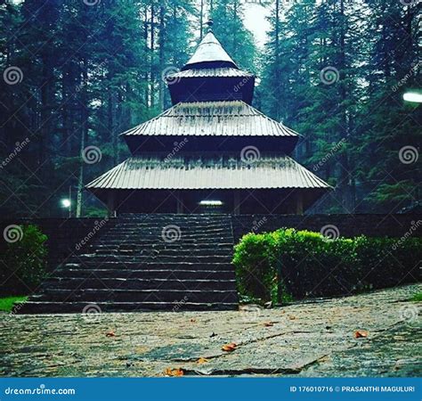 Hidimba Temple at Manali , Himachal Pradesh Stock Photo - Image of ...