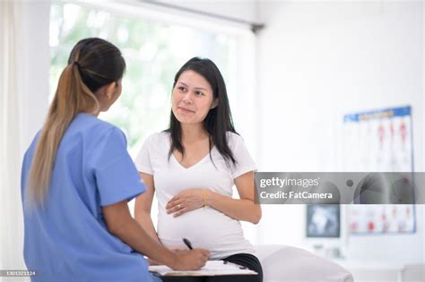 Pregnant Woman Goes For Medical Checkup High-Res Stock Photo - Getty Images