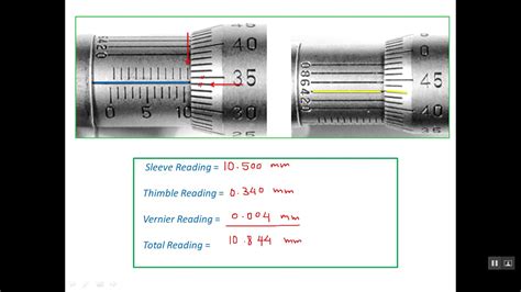 1) Reading Metric Vernier Micrometer with 0.002 mm Resolution - YouTube