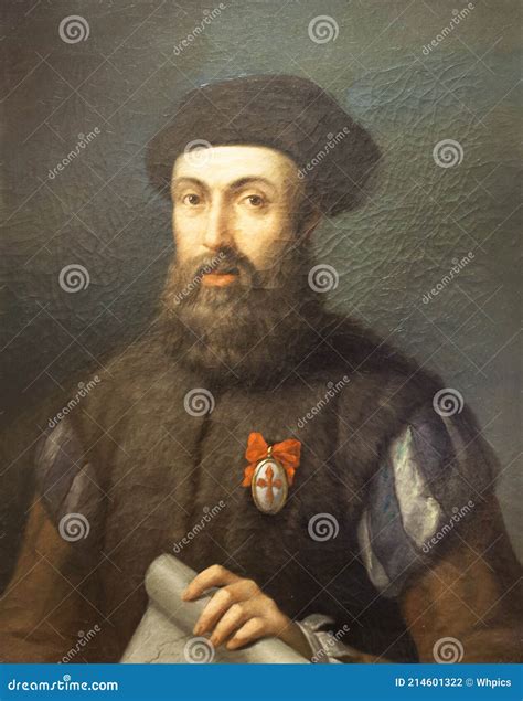 Ferdinand Magellan Portrait. Portuguese Explorer Leader of Spanish ...