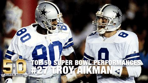 #27: Troy Aikman Super Bowl XXVII Highlights | Top 50 Super Bowl ...