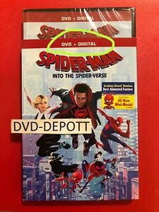 Spider-Man Into the Spider-Verse DVD + DIGITAL {{{AUTHENTIC DVD READ ...