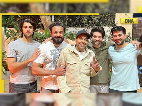 Dharmendra celebrates Lohri with son Bobby Deol, grandsons Aryaman ...