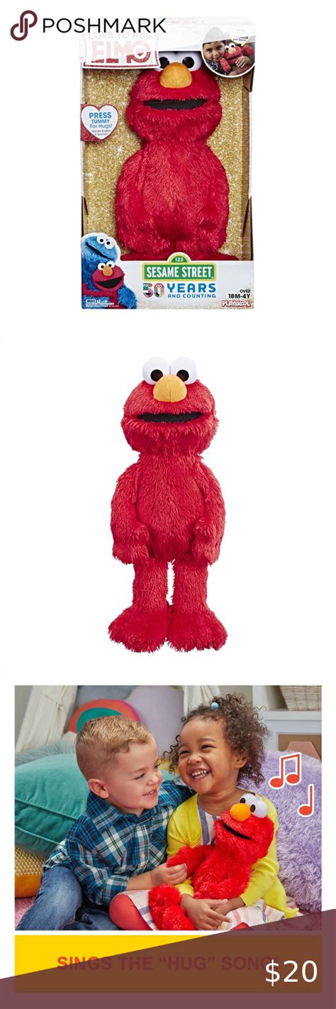 Sesame Street Love to Hug Elmo Talks, Sings & Hugs | Sesame street ...