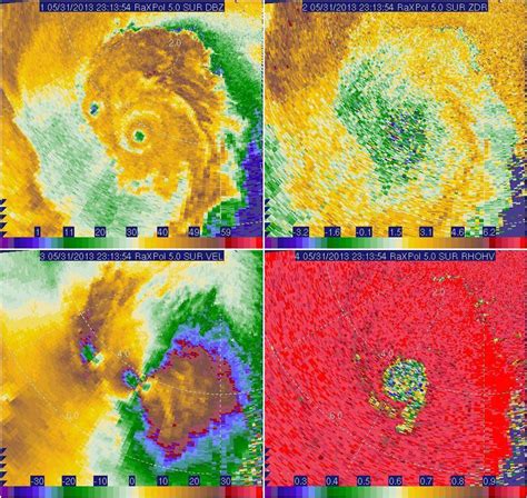 Historic radar data from May 31, 2013 El Reno, OK tornado | Weather and ...