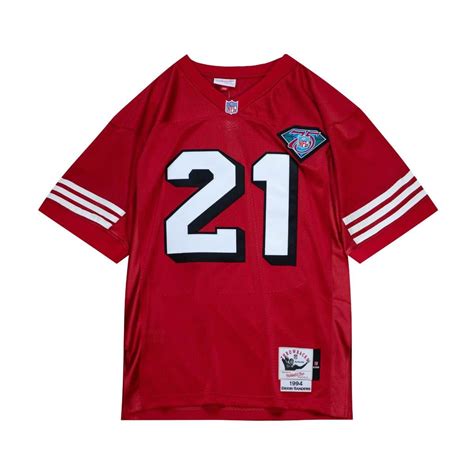 Mitchell & Ness Authentic Deion Sanders San Francisco 49ers 1994 Jersey ...