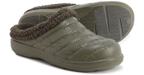 Skechers Foamies(r) Cozy Camper Clogs in Olive (Green) for Men | Lyst