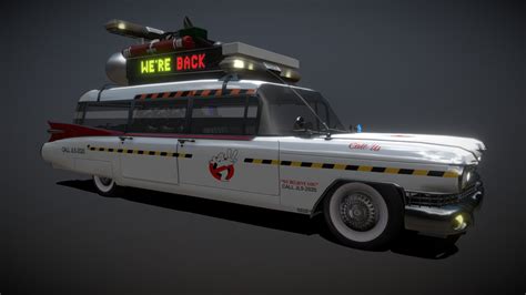 Ecto 1A - 3D model by paulelderdesign [bedc1e8] - Sketchfab