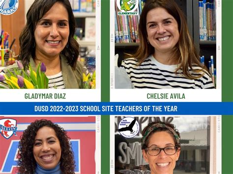 Dublin Unified Names Teachers Of The Year | Dublin, CA Patch