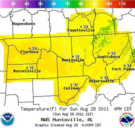 Sunny with high temperatures in the 90s Monday in Huntsville - al.com