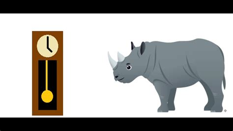 Hickory Dickory Dock The Rhino Broke The Clock - YouTube