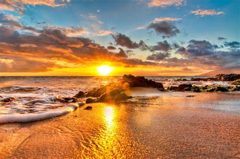 Maui Sunset Beach Ultra HD Wallpapers - Wallpaper Cave