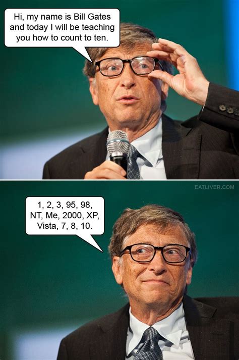 Bill Gates Teaching You How To Count To Ten | Bill gates, Funny memes ...