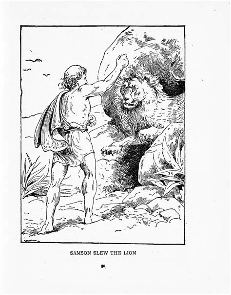 Coloring Pages Of Samson - Coloring Home